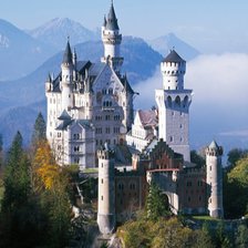 Схема вышивки «Замок»