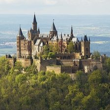 Схема вышивки «Замок»