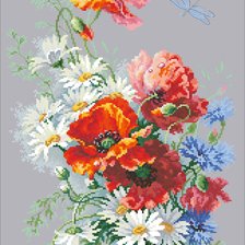 Схема вышивки «Весенний букет»