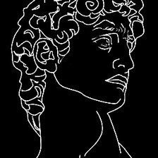 Схема вышивки «Давид Микеланджело»