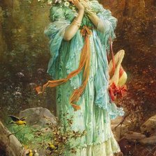 Схема вышивки «художник Hans_Zatzka»