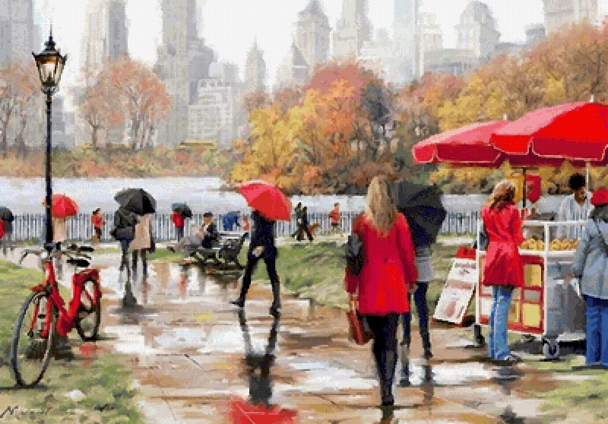 Под дождем - под дождем - предпросмотр