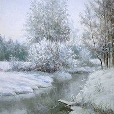 Схема вышивки «Зима»