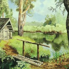 Домик в лесу. Владимир Пасечник