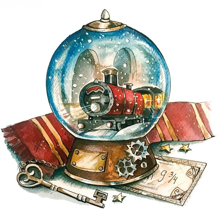 Хогвартс-Экспресс - гарри поттер - оригинал