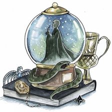 Схема вышивки «Тот кого нельзя называть»