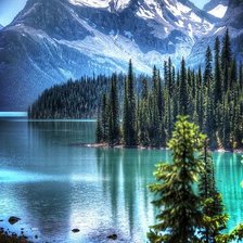 Схема вышивки «Горный пейзаж»