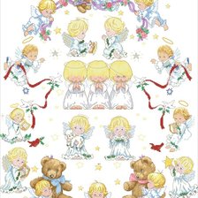 Схема вышивки «Ангелочки»