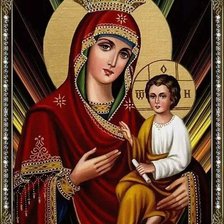 Схема вышивки «Икона Божией Матери "Скоропослушница"»