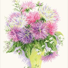 Схема вышивки «Астры»