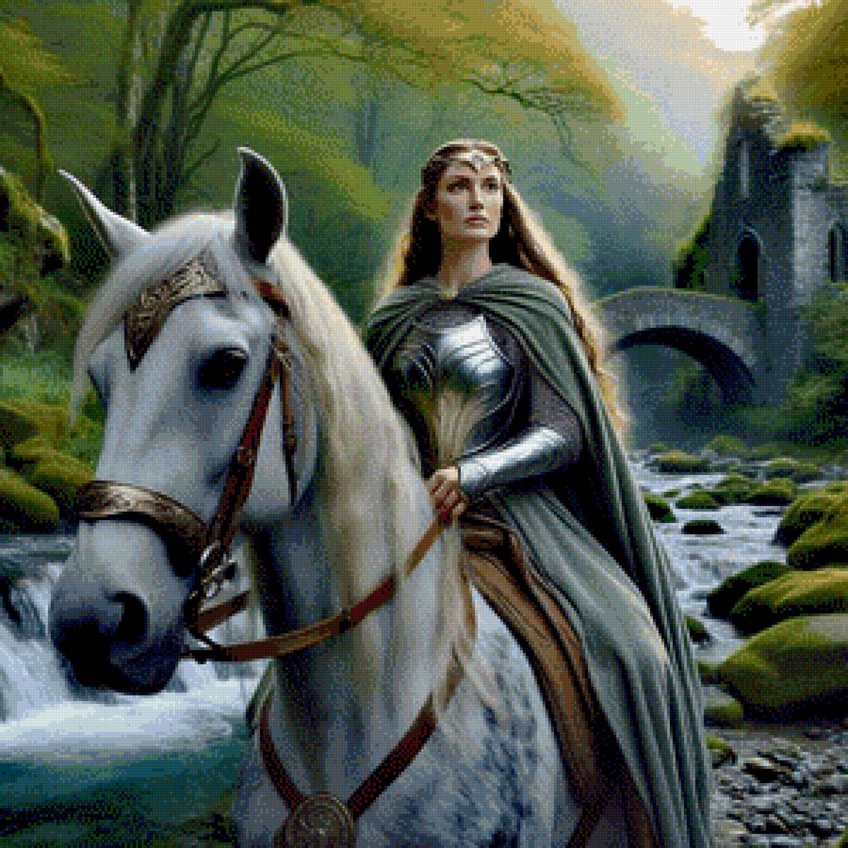 Arta digitala - doamna - предпросмотр