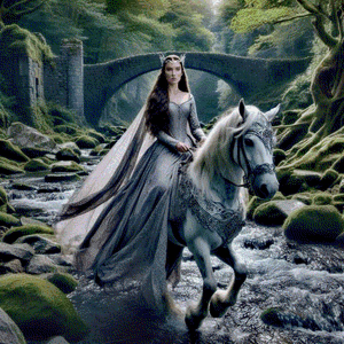 Arta digitala - doamna - предпросмотр