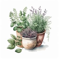 Схема вышивки «Прованские травы»