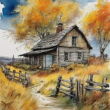 Схема вышивки «House»