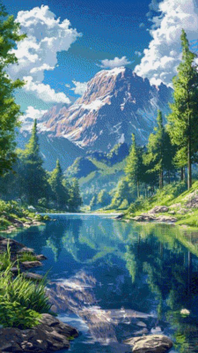 Лето в горах - горы - предпросмотр