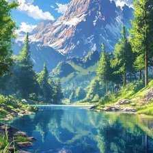 Лето в горах