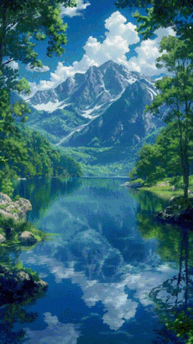 Лето в южных горах - горы - предпросмотр