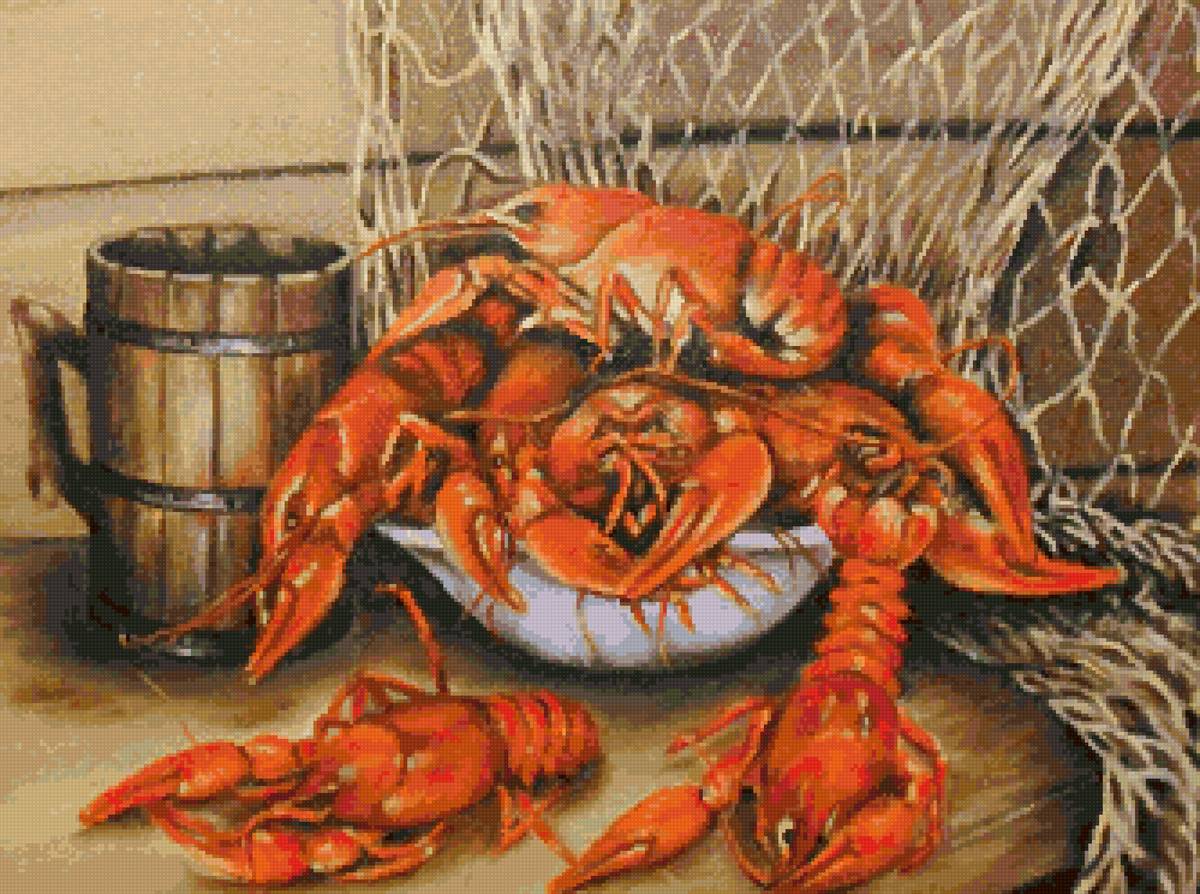 натюрморт с раками - предпросмотр
