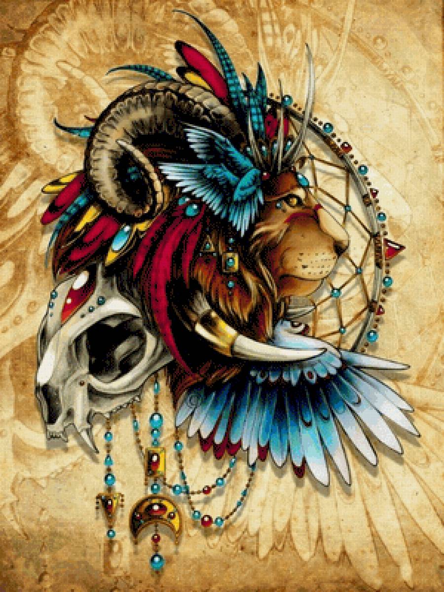 Ловец снов - ловец снов, эзотерика, лев - предпросмотр