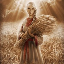 Схема вышивки «Богиня лада ожиганов»