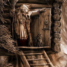 Схема вышивки «Богиня ягиня»