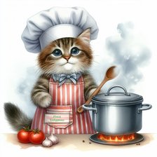 Схема вышивки «,,Кузя,,»