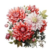 Схема вышивки «георгигны»