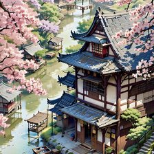 Схема вышивки «райский уголок»