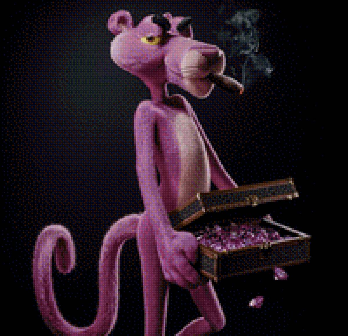 Розовая пантера - пантера - предпросмотр