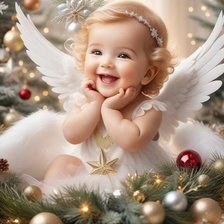 Схема вышивки «Ангелочек»