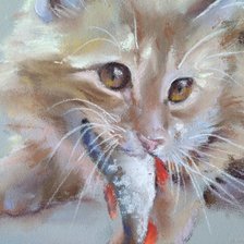 Схема вышивки «Охотница»