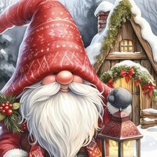 Схема вышивки «на пороге нового года»