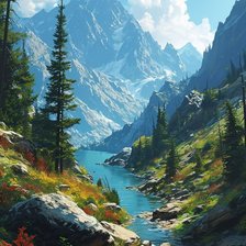 Горы. Ручей 2