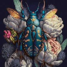 Схема вышивки «Жук»