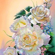 Схема вышивки «Розы»