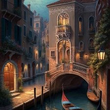 Схема вышивки «Венеция»