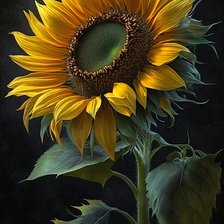 Схема вышивки «Подсолнух»