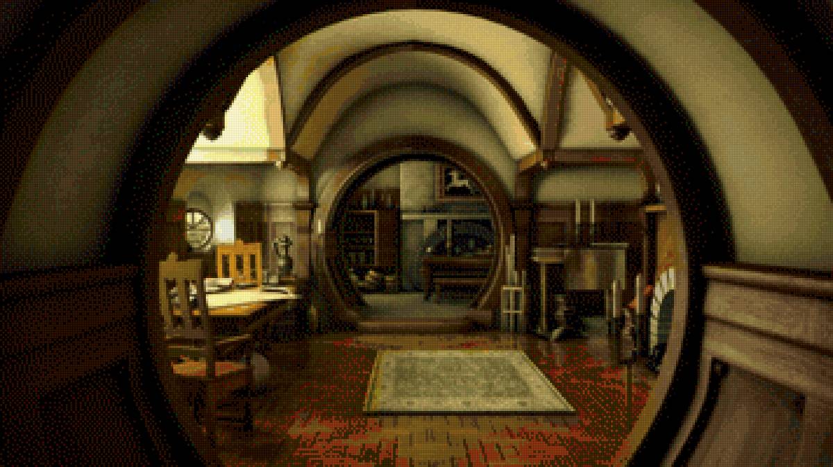 Дом Бильбо - бэг энд, властелин колец, хоббиты, шир, дом бильбо - предпросмотр