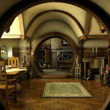 Схема вышивки «Дом Бильбо»