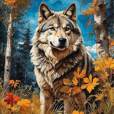 Схема вышивки «Страж»