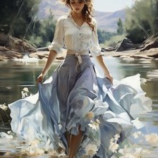 Схема вышивки «Полуденная свежесть»