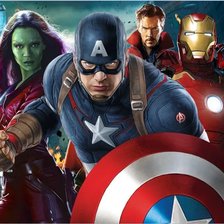 Схема вышивки «Вселенная марвел»