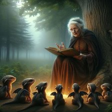 Схема вышивки «Story time»