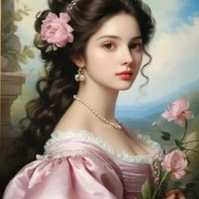 Схема вышивки «Юная принцесса»