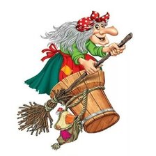 Схема вышивки «Баба Яга»