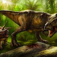 Схема вышивки «Динозавры»