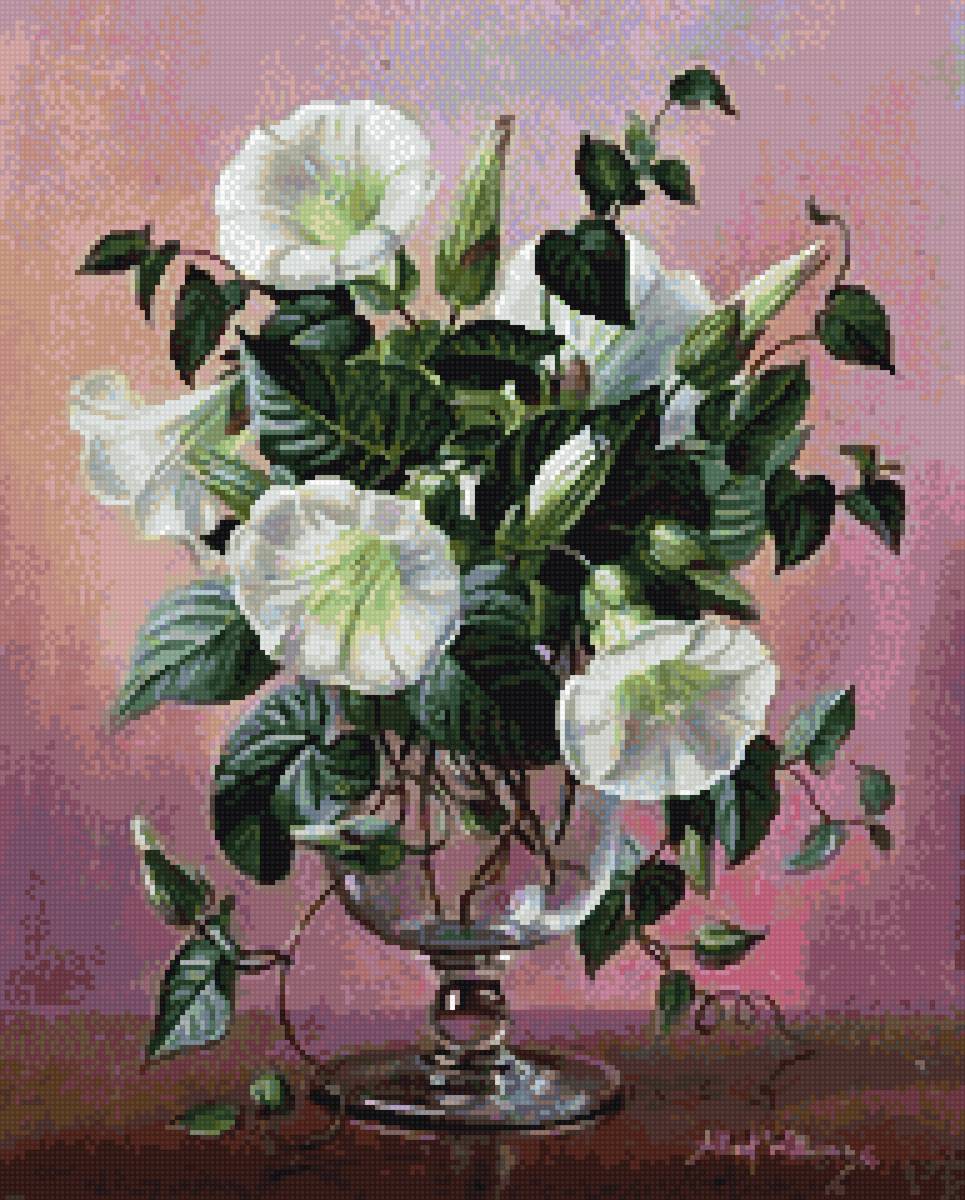 №2766922 - до 240 крестиков, букет, альберт вильямс - предпросмотр