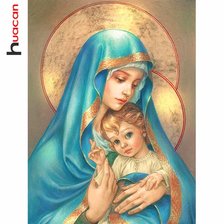 Схема вышивки «мадонна»