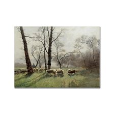 Схема вышивки «Одинокий пастух»