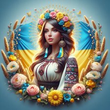 Схема вышивки «Ukraina»